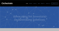 Desktop Screenshot of orchestrateinc.com